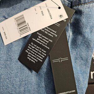 Liverpool Los Angeles Denim Vest size Lg